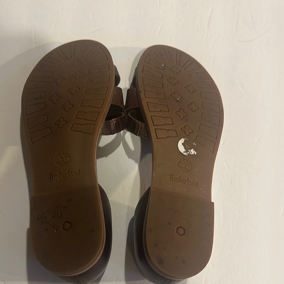 Timberland ortholite Caswell close back genuine upper leather Brown Sandals sz 7 - Picture 8 of 8